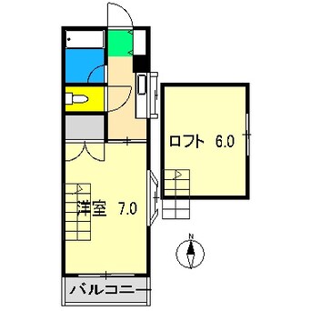 間取図 ドミール葛島