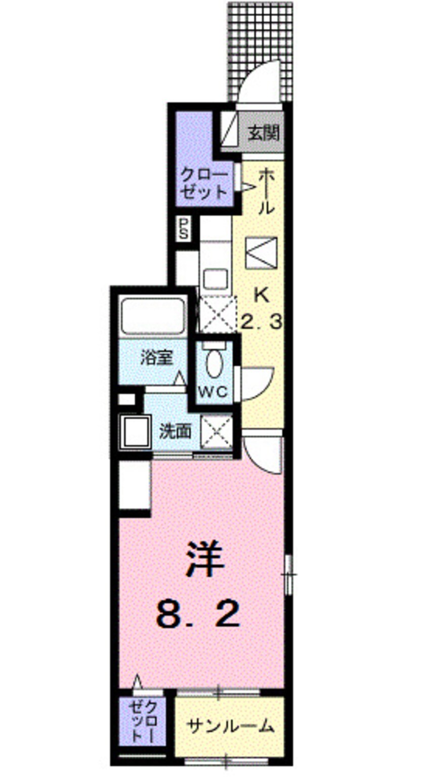 間取図 カーサ・ディ・フィオーレ　Ⅰ