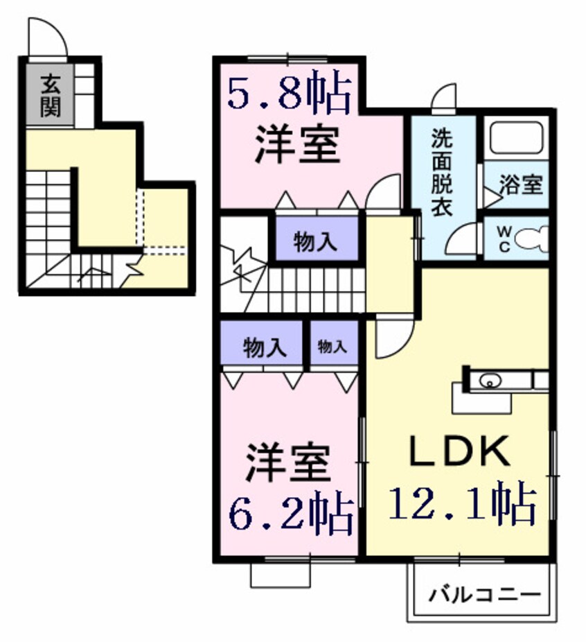 間取図 ソルボンヌ