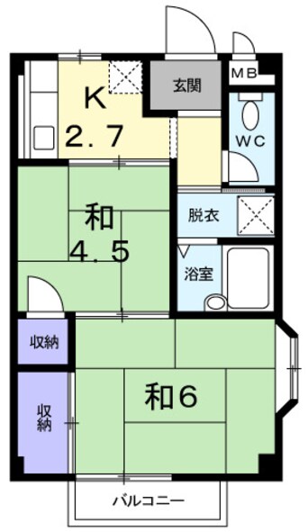 間取図 エルディム　モリタ