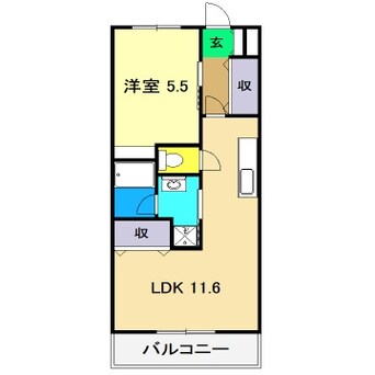 間取図 アクセスコート