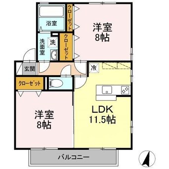 間取図 セジュール優