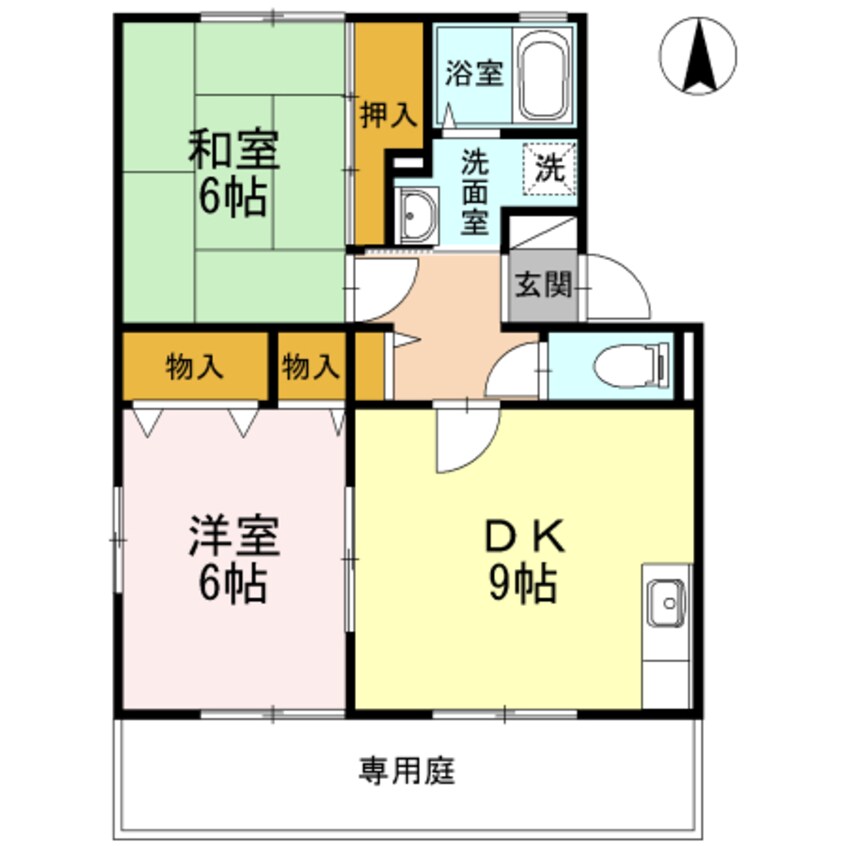 間取図 ハイツセリュー Ⅲ棟