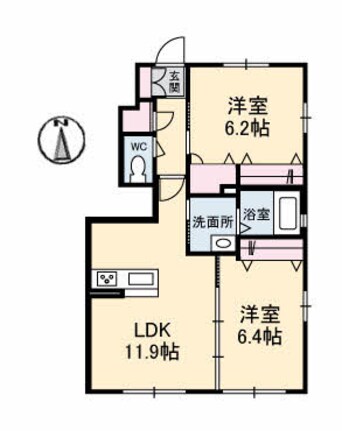 間取図 シャーメゾン フォルトゥーナ