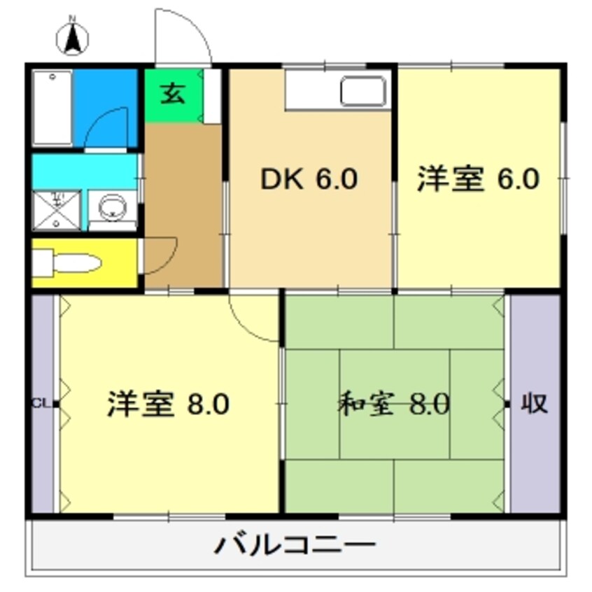 間取図 光陽ハイツ Ⅲ