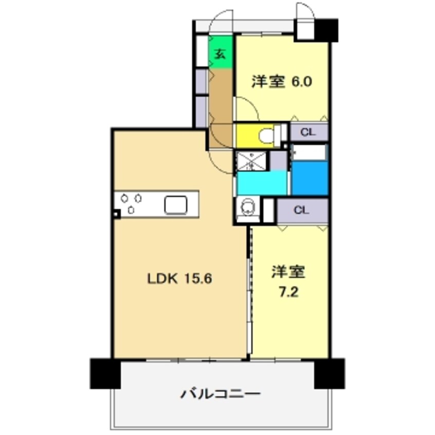 間取図 アルファステイツ北久保