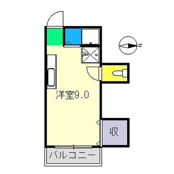 間取図 フェリオ澤田