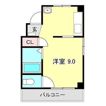 間取図 レジデンス上町