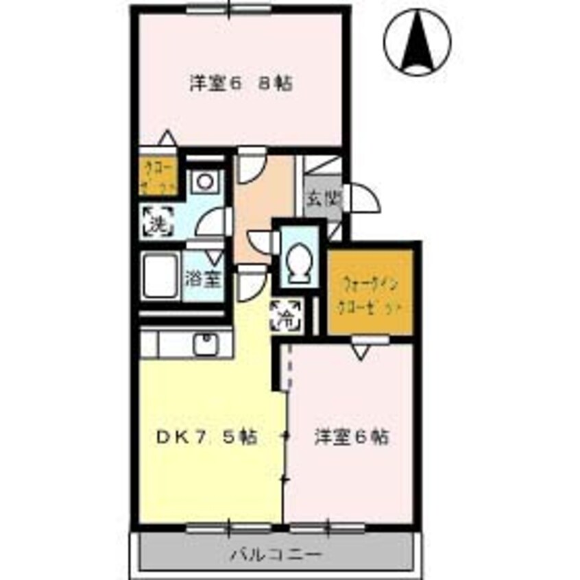 間取図 セジュール ｵｯﾂ