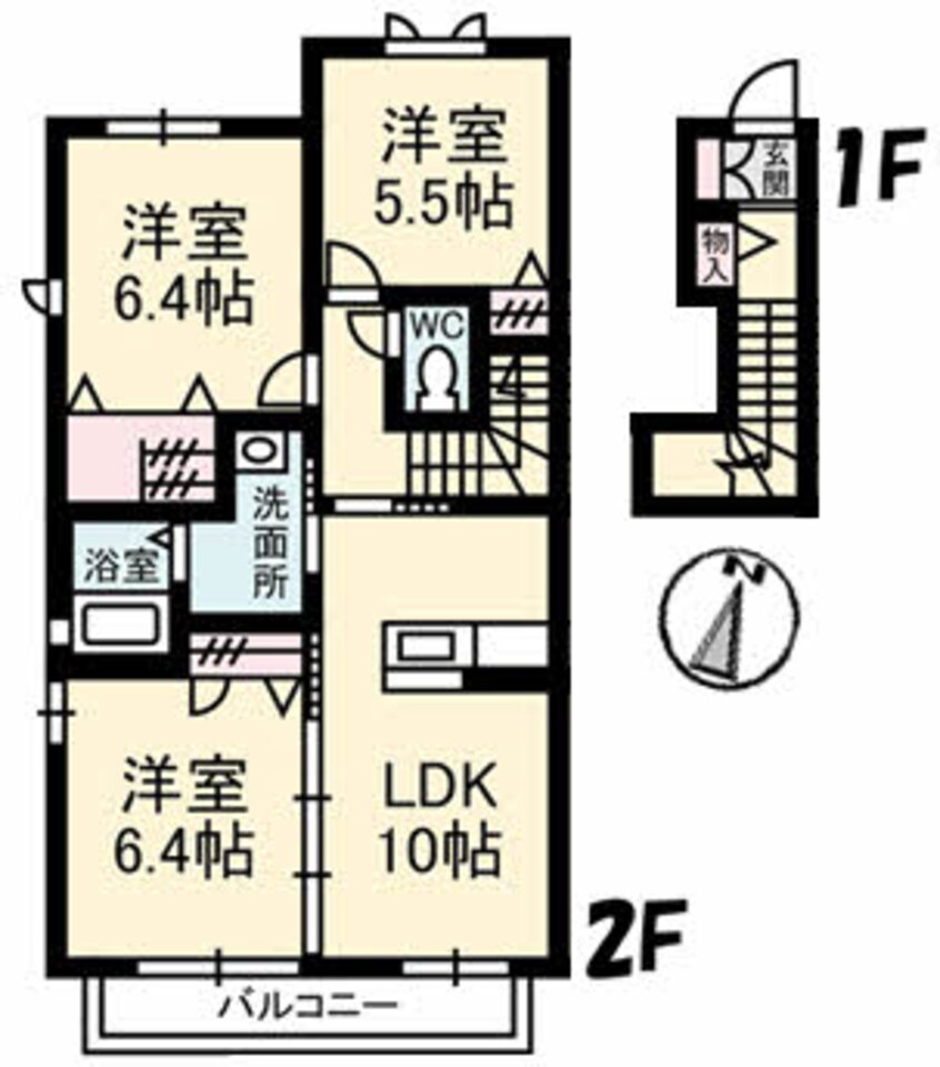 間取図 シャーメゾン アルファ