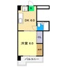 レジデンス・ノナミ 1DKの間取り