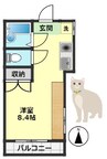 necosan 1Rの間取り