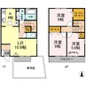 リアン万々 3LDKの間取り