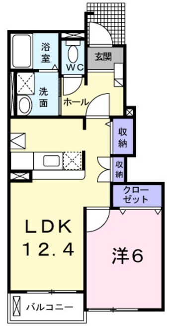 間取図 アヴァン　パルク　Ｅ