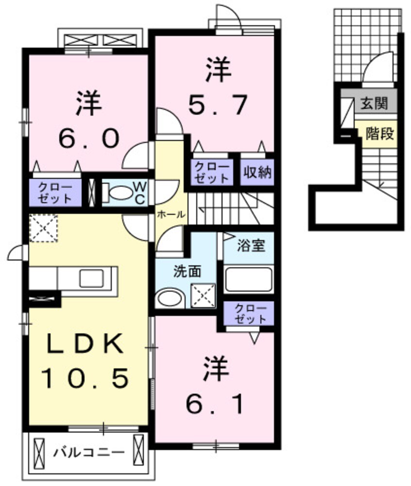 間取図 エテルノ