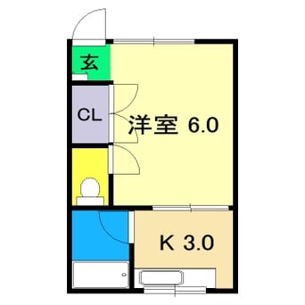 間取図 ひまわりハイツ