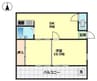 土讃線/朝倉駅 徒歩2分 2階 築36年 1DKの間取り