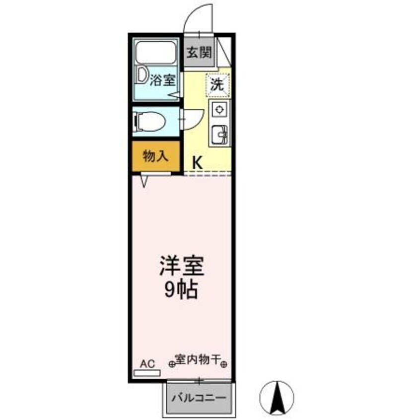 間取図 プレジール長尾