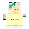 タウンハウス薊野 Ⅱ 1DKの間取り