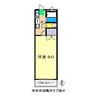 モーメント馬地 1Kの間取り