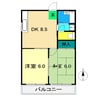 NTハイツ(役知町) 2DKの間取り