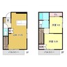 デュオ愛宕町 2LDKの間取り