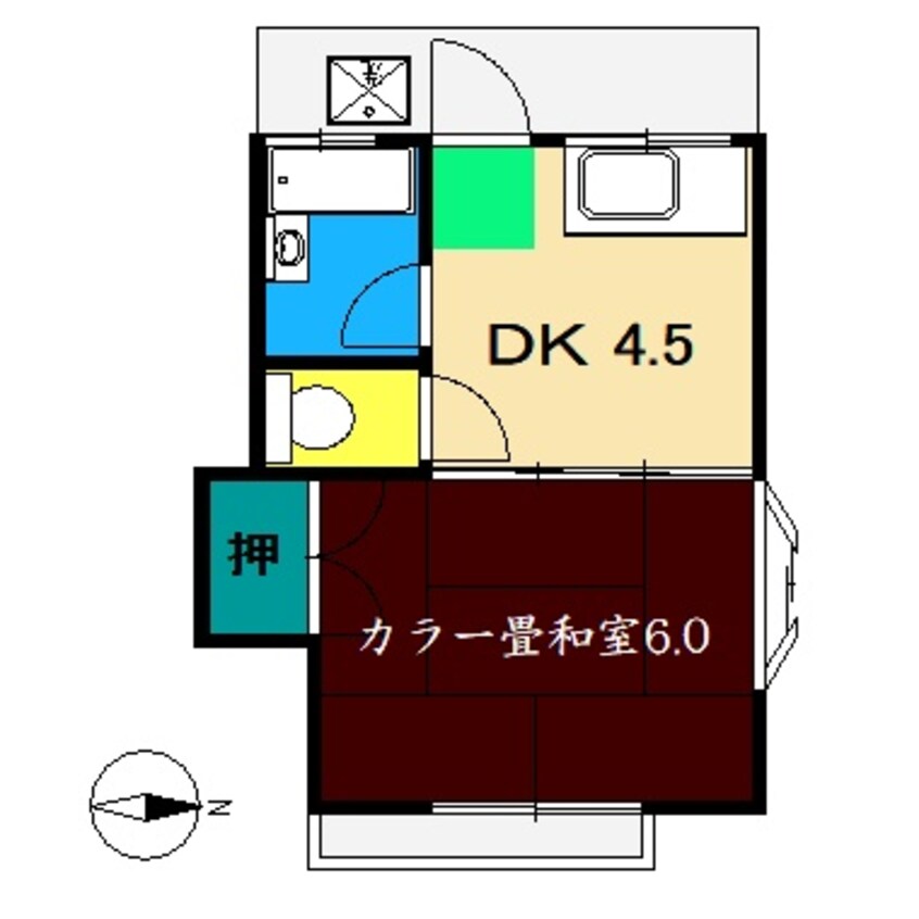 間取図 ピアコート西町