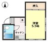 高知市電駅前線・桟橋線/桟橋通二丁目駅 徒歩10分 3階 築37年 1Kの間取り