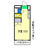 エトワール愛宕 Ⅱ 1Rの間取り