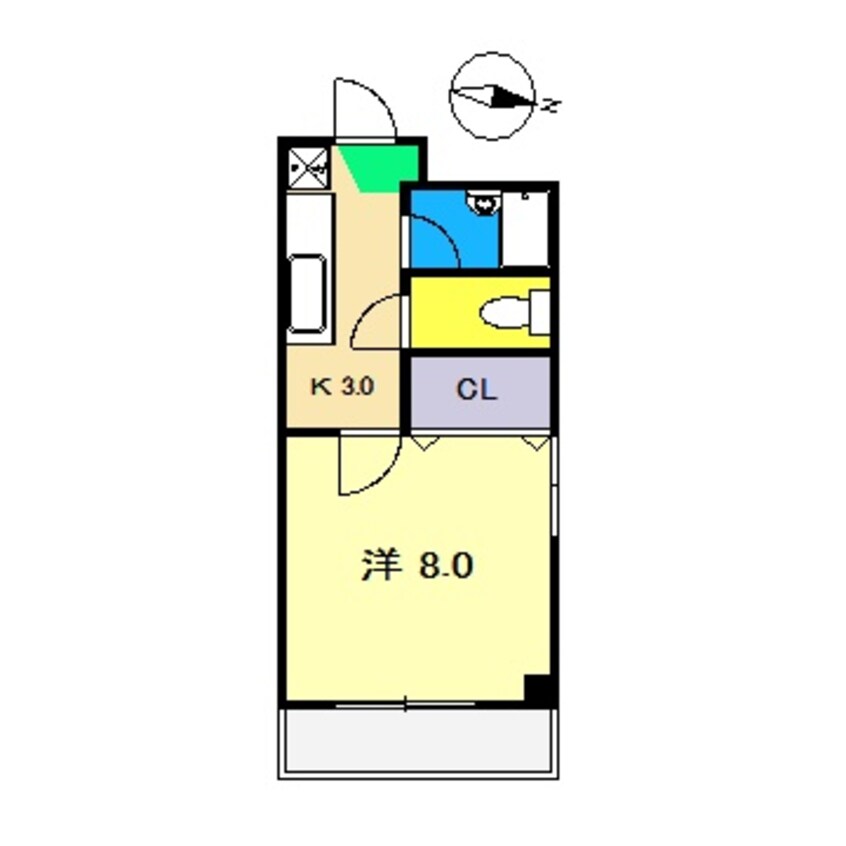 間取図 コンフォート鏡川