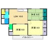 マンションハウス中村 3LDKの間取り