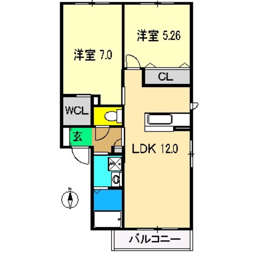 間取図 シャーメゾン･スュフィール B棟