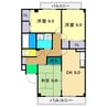 セゾン・メルヴェーユ冬 3DKの間取り