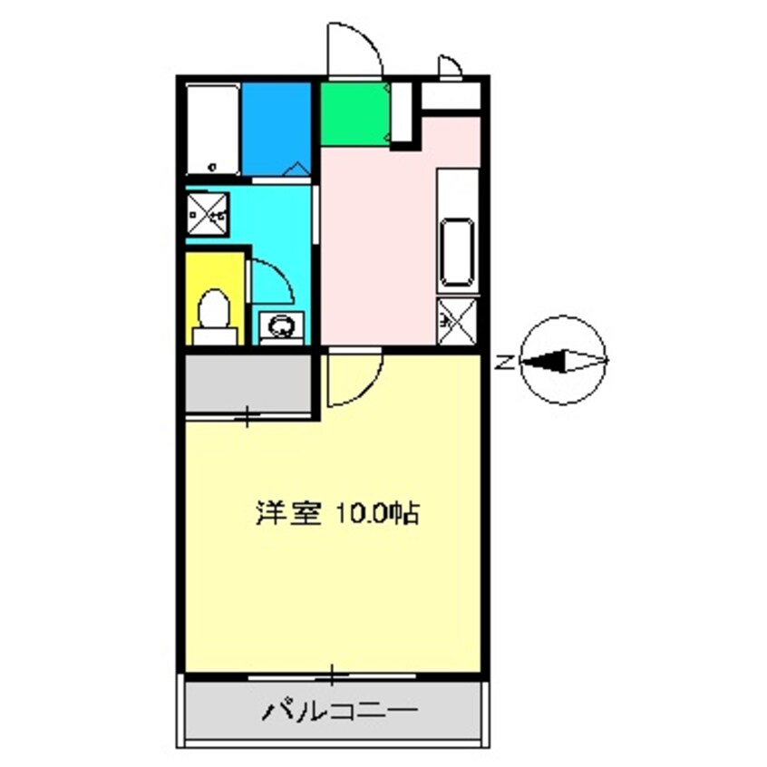 間取図 ヴィラ･アンソレイエ十津