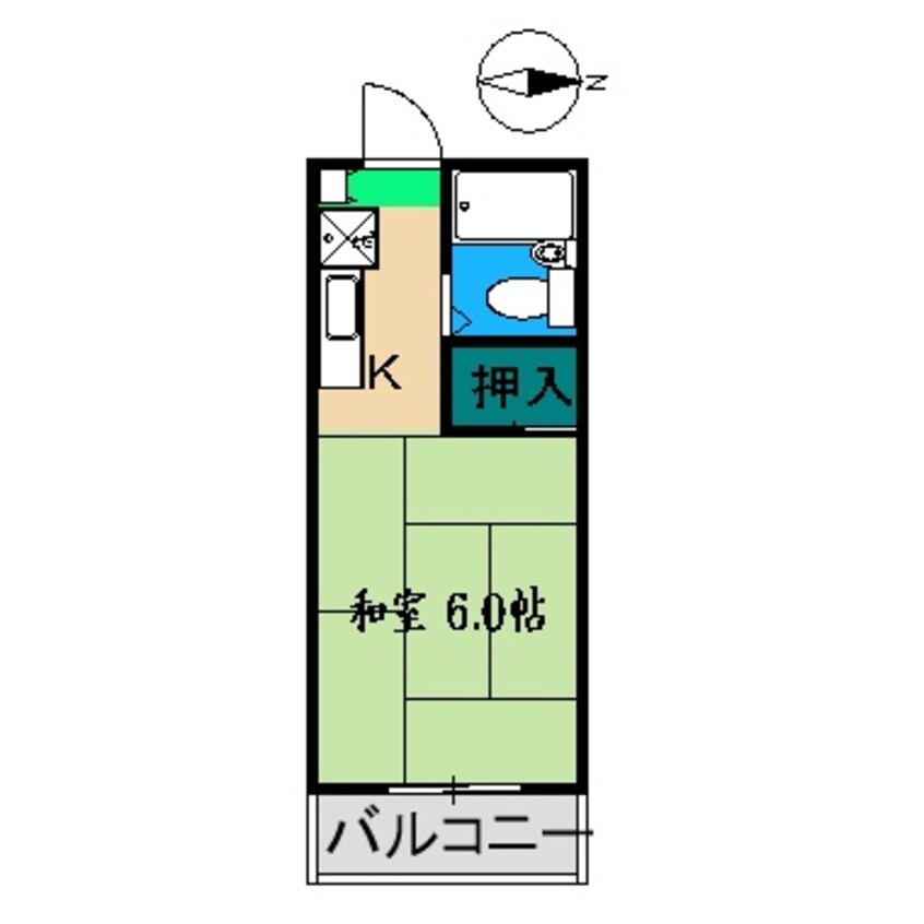 間取図 有沢マンション