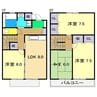 セゾン・メルヴェーユ秋 4LDKの間取り