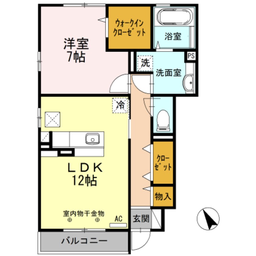 間取図 サンハイム青葉 C棟