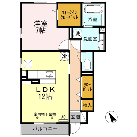 間取り図 サンハイム青葉 C棟