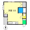 コーポ池内 1Rの間取り