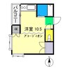 コーポ池内 1Rの間取り