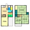 高知市電駅前線・桟橋線/桟橋通四丁目駅 徒歩13分 築53年 4DKの間取り