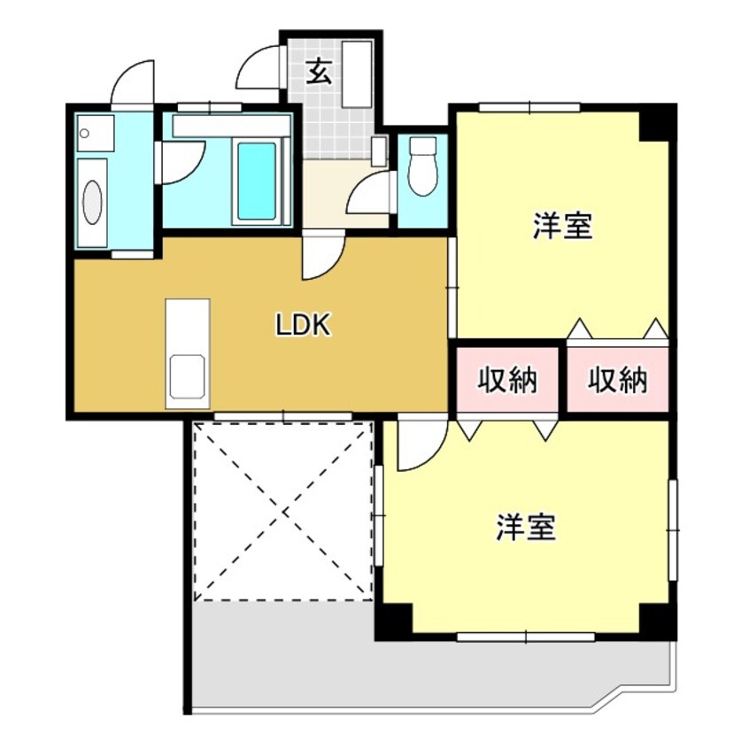 間取図 South Heaven