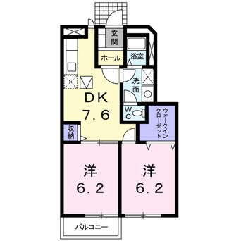 間取図 パナシェ・レーヴ