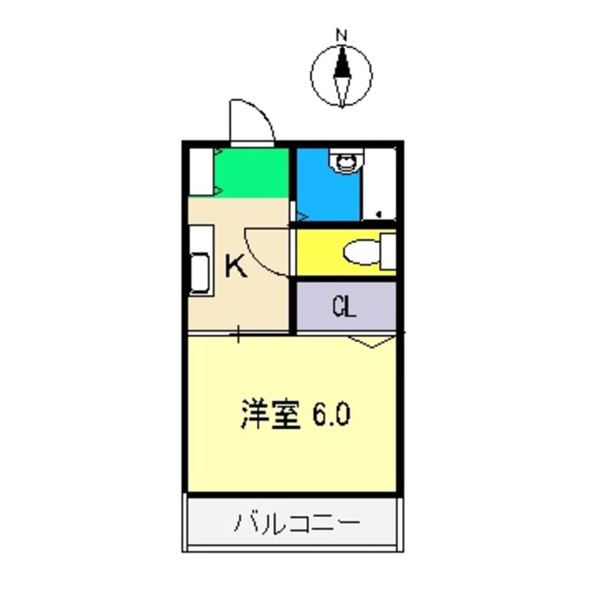 間取図 ハイツ結城