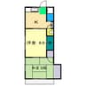 ハイツ栄 2Kの間取り