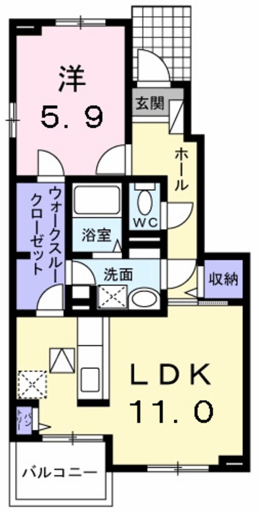 間取図 アルバ・グランデ　Ⅰ