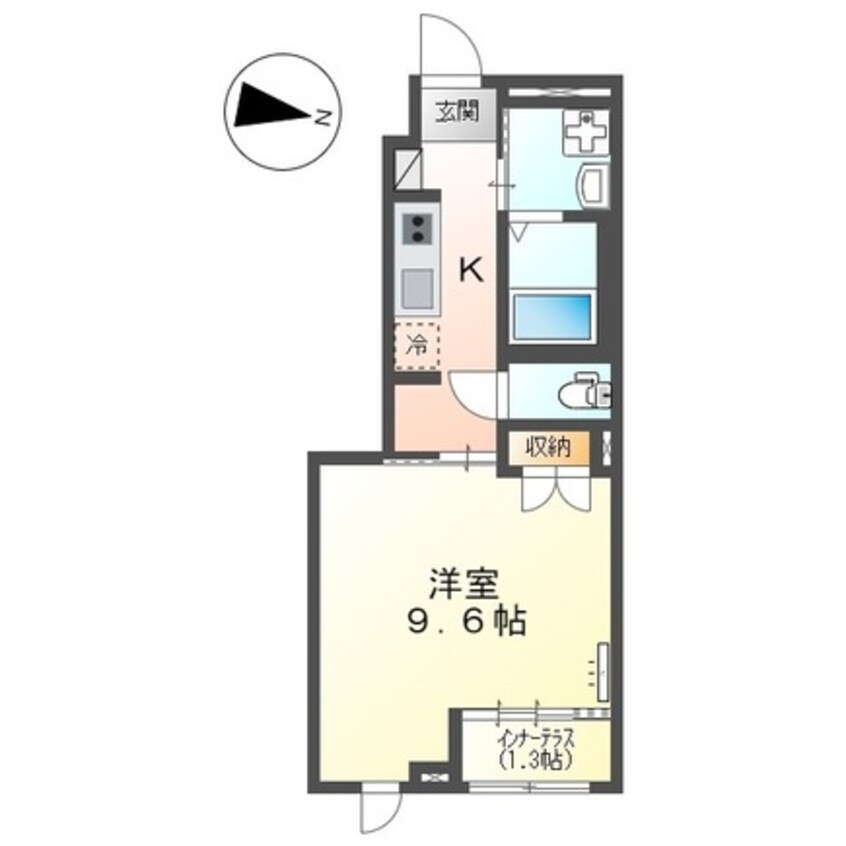 間取図 高知市電ごめん線・伊野線/朝倉駅 徒歩9分 1階 建築中