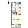 グランディール・城山 1Kの間取り