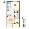 （仮）薊野中町新築アパート 2LDKの間取り