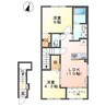 （仮）薊野中町新築アパート 2LDKの間取り